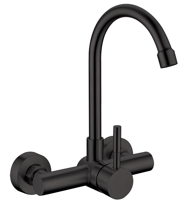 Black high top round Mixer Tap Model MBF-31